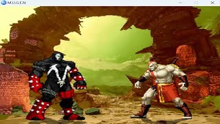 KRATOS vs SPAWN - King of Hell Battle🔥 God of War Mugen Rage Gameplay Comics Tribute 2024