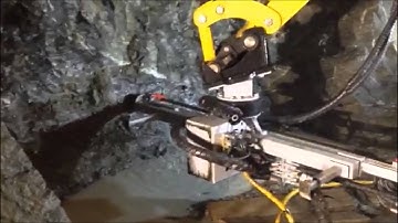 Demolition robot Brokk 400 making safety niches in Italy