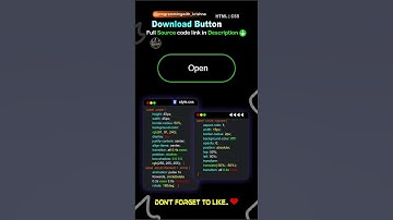 Animated Download Button in HTML | CSS #programmingwithkrishna