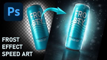Photoshop | Product Photo Manipulation | Frost Effect Post/Advertisement Design | Speed Art