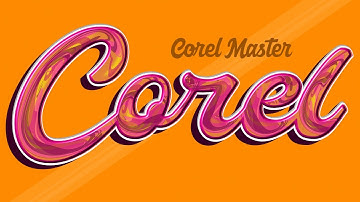 CorelDraw Tutorial: Marble Text effect