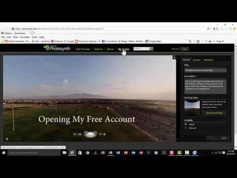 Using ICE and Photosynth to Make a 3D Panorama