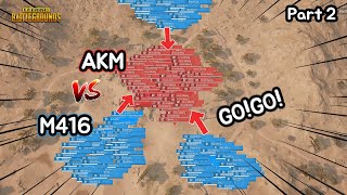 ศึกถ้ำใต้ดินครั้งนี้ !! M416 vs AKM เผชิญหน้า !! ภาค 2 🔥ใครจะชนะ?