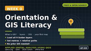 Applied Spatial Analysis Using QGIS - Orientation & GIS Literacy