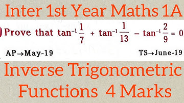 #Inter 1st Year Maths 1A Inverse Trigonometric functions@maths naresh eclass