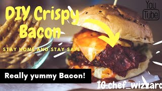 How to Fry Crispy Bacon at home DIY 2020 -Coronavirus- Stay home and eat