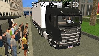 Proton Bus Simulator - mod driving Scania R730 Truck screenshot 5