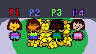 Undertale Pacifist but its 4 Players Multiplayer