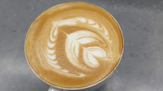 How to make the latte art  ( wingg tulip)