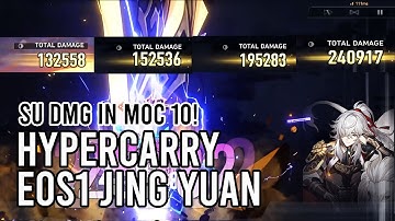 New Turbulence Makes Jing Yuan a literal God! - 1.2 MoC 10 | Honkai Star Rail