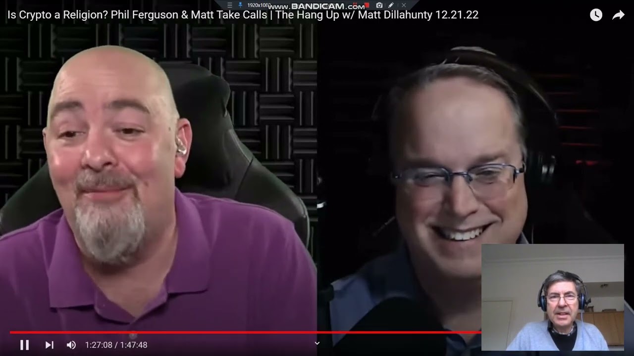 Is Crypto A Religion? Atheist Matt Dillahunty The Line Call In Show Review and Commentary