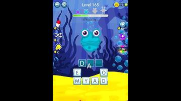 Word Monsters Level 165 Answers Solved Walkthrough Solution