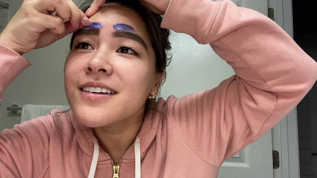 Waxing my eyebrows during quarantine. Not tutorial LOL