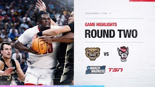 NCAA Men's March Madness Highlights: (14) Oakland vs. (11) NC State