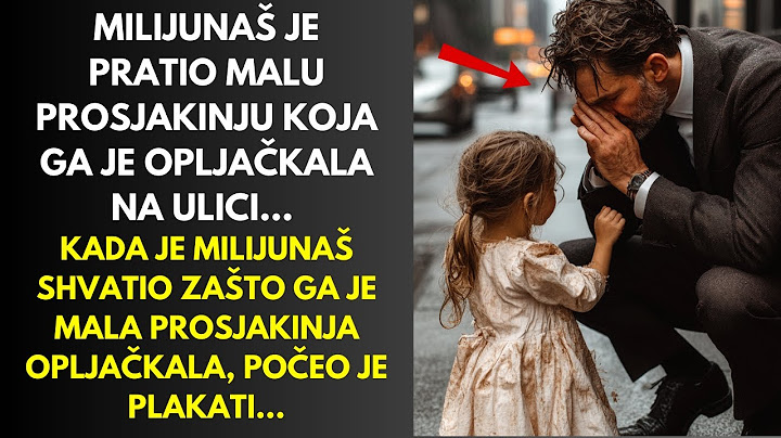 Milijunaš je pratio malu prosjakinju koja ga je opljačkala na ulici    Kada je otkrio zašto ona