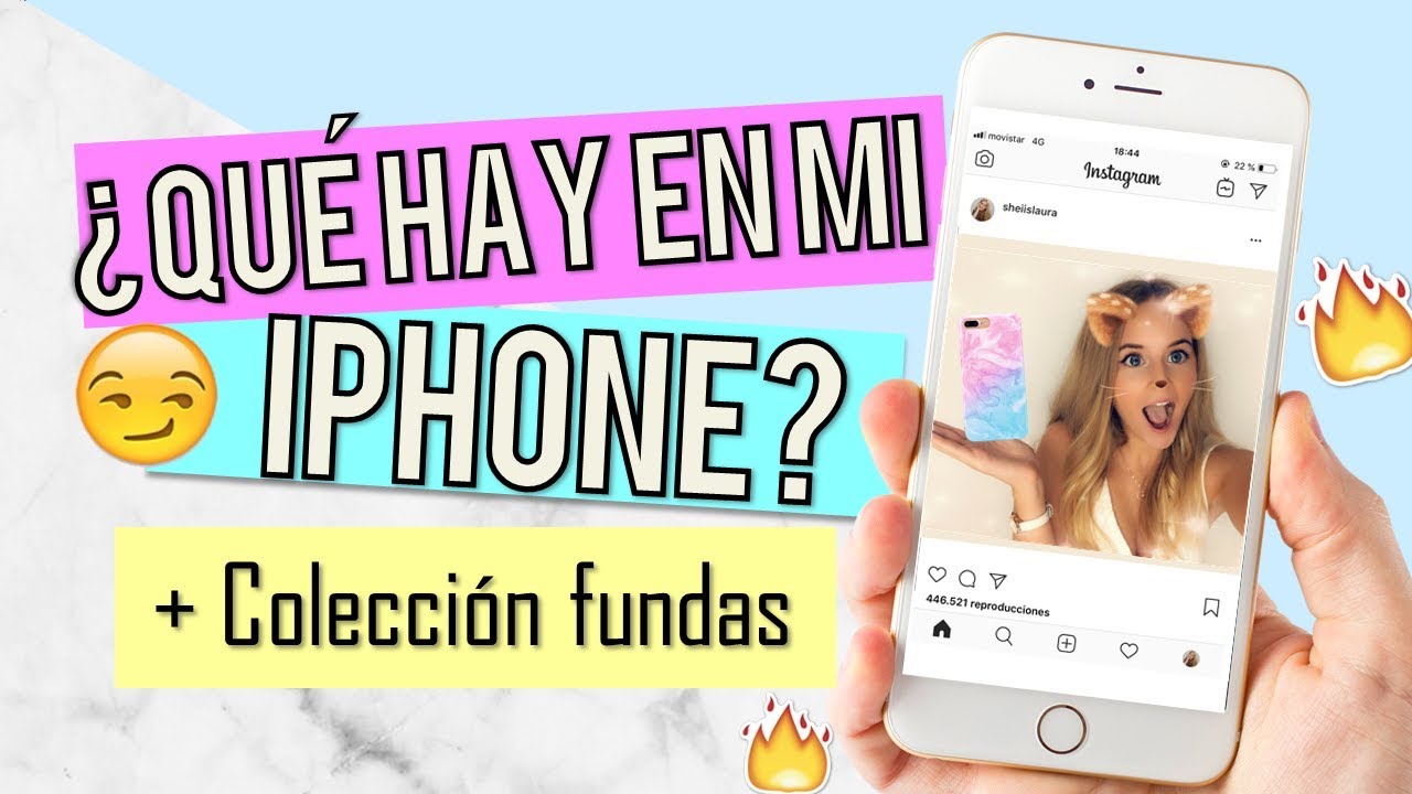 TAG: ¿QUÉ HAY EN MI IPHONE 8 PLUS? | + Mi COLECCIÓN de FUNDAS