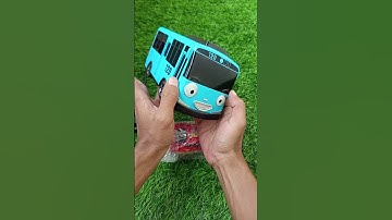 Unboxing and Testing RC Bus Tayo and McQueen Diecast No Talking With Natural Sound Water