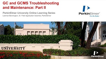 GC and GC/MS Troubleshooting and Maintenance. Part 2
