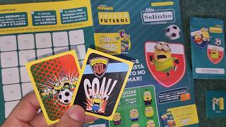ABRINDO PACOTINHO COM CARTINHA ( CARD ) MINIONS EDIÇÃO FUTEBOL - MEU SELINHO VERDEMAR