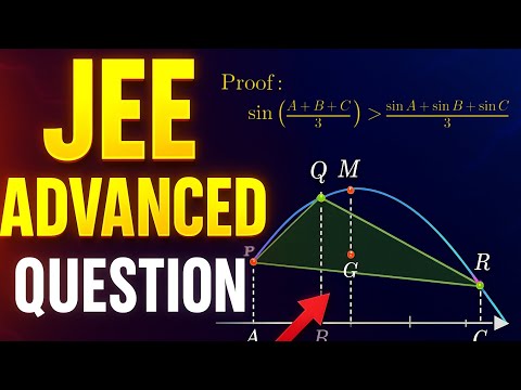 Triangle Inequality Proof 🔥 | JEE Advanced PYQ | Jensen’s Inequality Approach | VisualJEE