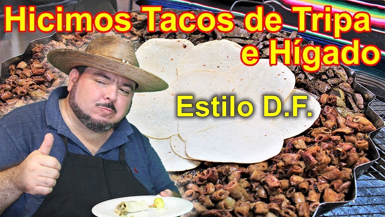 Higado encebollado y tripitas para tacos!!