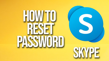 How To Reset Password Skype Tutorial