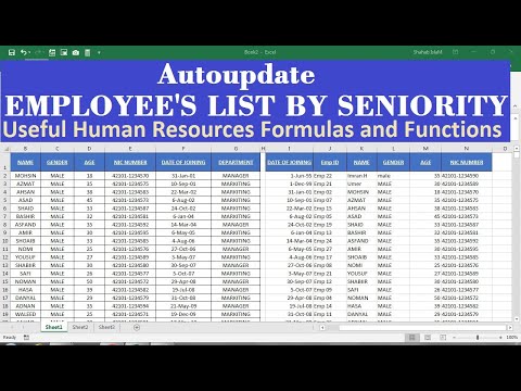 formula to calculate seniority in excel | seniority calculator