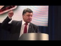 Poroshenko: "Their children will hole up in the basements - this is how we win the war!" [ENG SUBS]