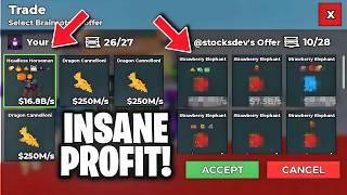 I TRADED My Headless Horseman for INSANE PROFIT in Steal a Brainrot..