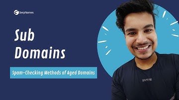 Sub Domains | Spam-Checking Methods Of Aged Domains