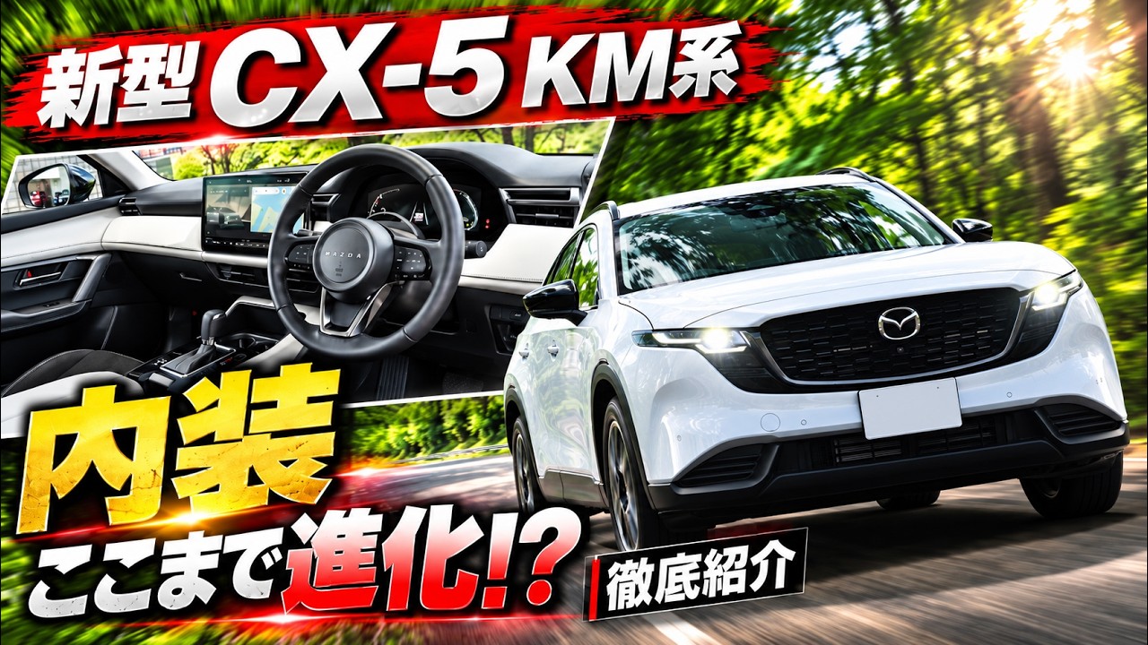 New CX-5 KM Series Interior In-Depth Tour] The interior quality