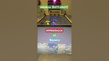 Hypershock vs Bronco . Bucked . Hexbug Battlebots  #hexbugbattlebots #hexbugvideos #battlebots