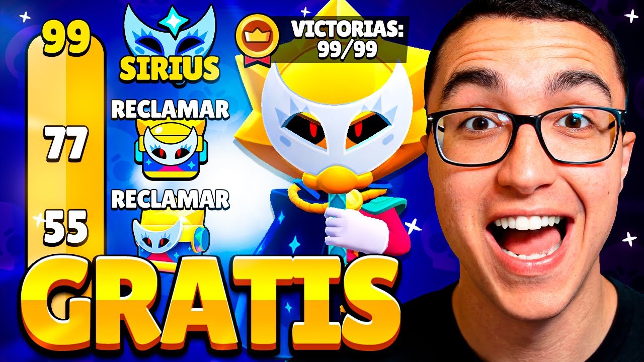 SUPERCELL me REGALA a SIRIUS por GANAR 99 PARTIDAS en BRAWL STARS