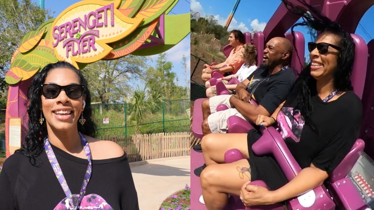 Serengeti Flyer The Ultimate Adrenaline Rush | Riding the world's Fastest and Tallest Swing Ride