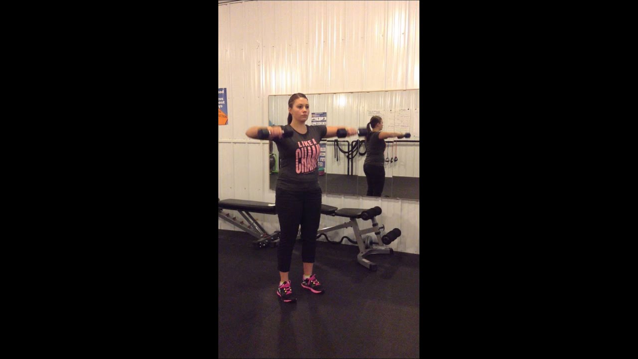 Lateral Raise Bent Elbow Workout