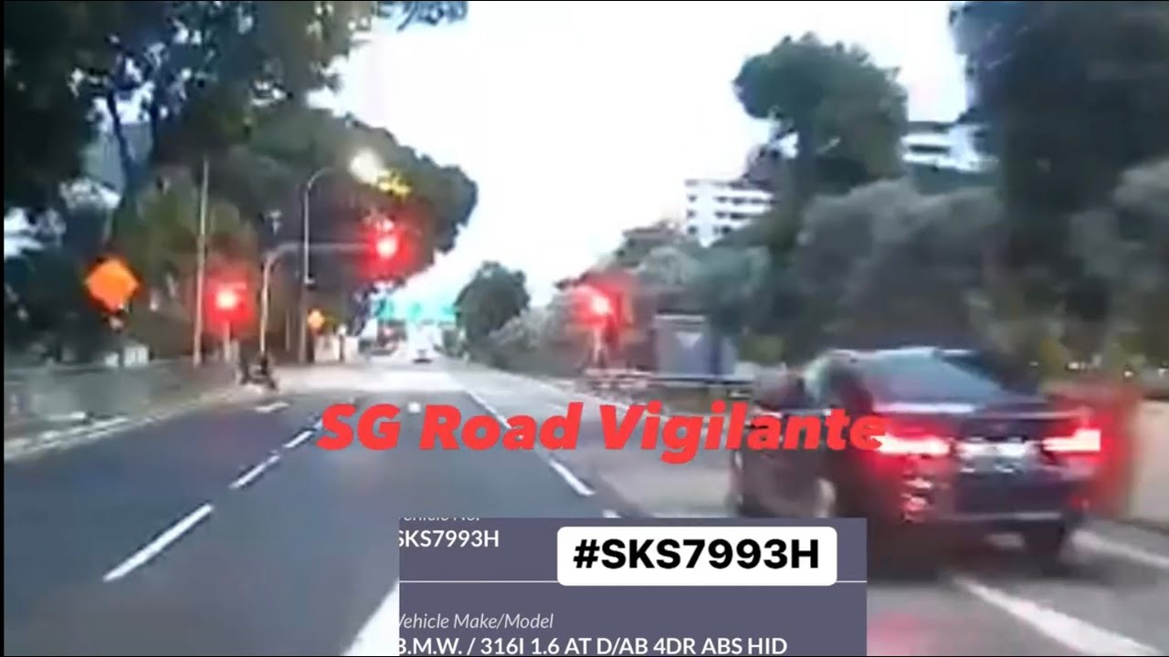 29May2024 West Coast Road #SKS7993H bmw 318 fail to conform to red ...