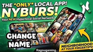 How to Change Name in Nyburs Hyperlocal Social Application  screenshot 4