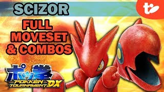 Scizor Full Move Set & Combos | Pokken Tournament DX