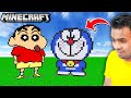 Minecraft epic build battle with shinchan