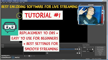 LIVE STREAM ENCODER GUIDE FOR BEGINNERS #BETTER THAN OBS #1