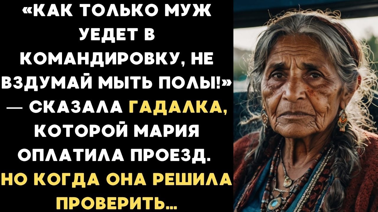 Когда муж уедет в командировку, ты не мой полы! — сказала гадалка, которой Мария оплатила проезд