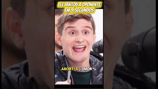 Não precisou de mais nada para jantar a oponente! #lucaspavanato #pavanato #polemica #shorts