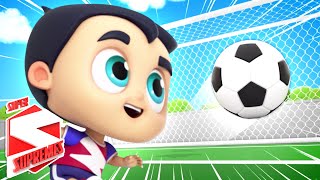 The Soccer Game Song and Nursery Rhyme By Super Supremes