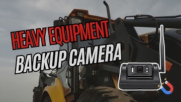 Heavy Equipment Backup Camera System with Built in Battery | KOCCHI