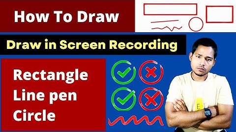 How to Draw/Mark/Highlight Anything on Your Mobile Screen While Screen Recording - Hindi