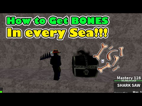 How to get BONES in every sea - Blox Fruits