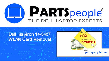 Dell Inspiron 14-3437 (P37G003) WLAN Card How-To Video Tutorial