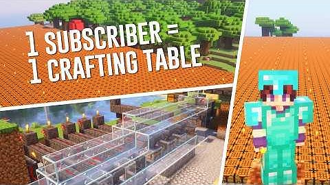 I Craft Auto-crafters To Auto-craft 10,000 Crafting Tables (10k Subscriber Special)
