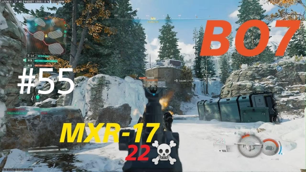Call of Duty BO7- MXR-17 gameplay on RETRIEVAL (No Commentary)