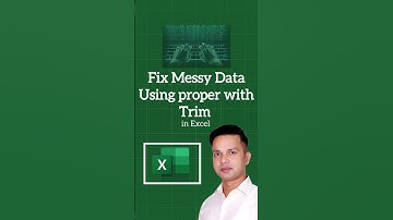 Proper with Trim formula in Excel #shorts #ytshorts #excel #exceleducation #exceltips #exceltricks